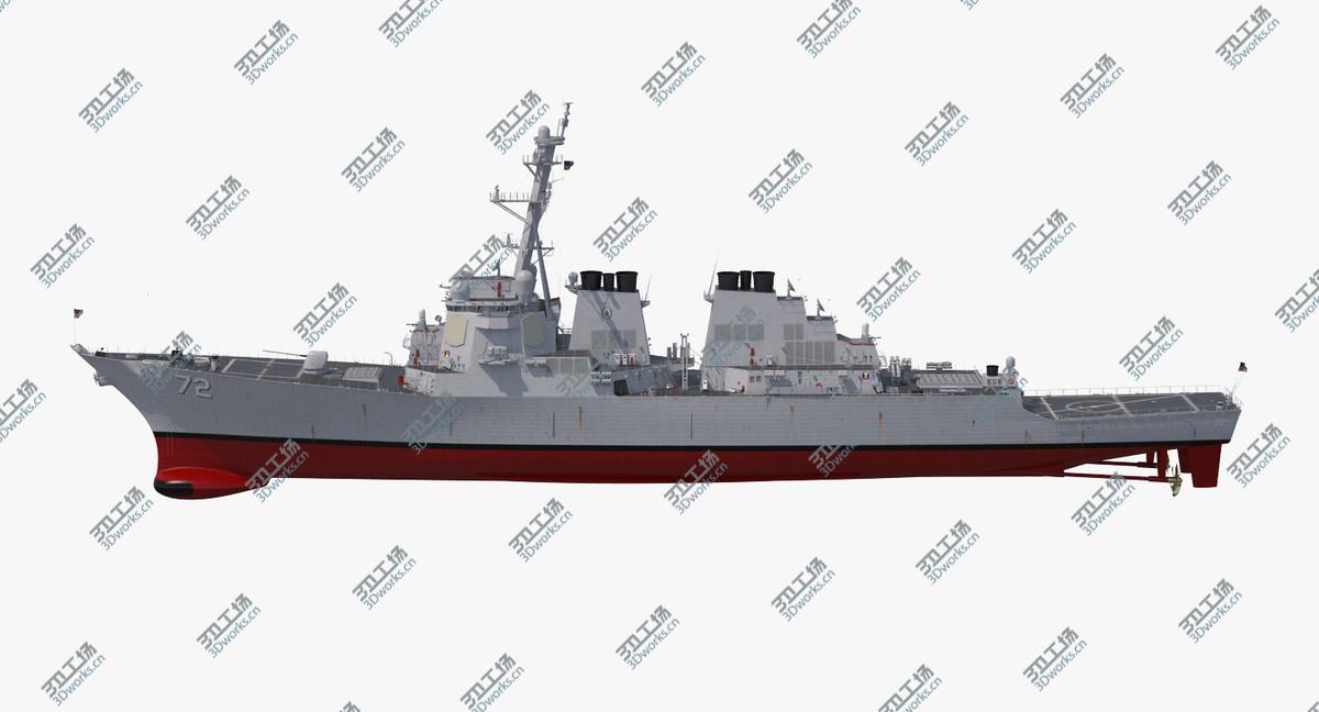 images/goods_img/2021040234/Arleigh Burke Destroyer Mahan DDG-72 3D model/3.jpg